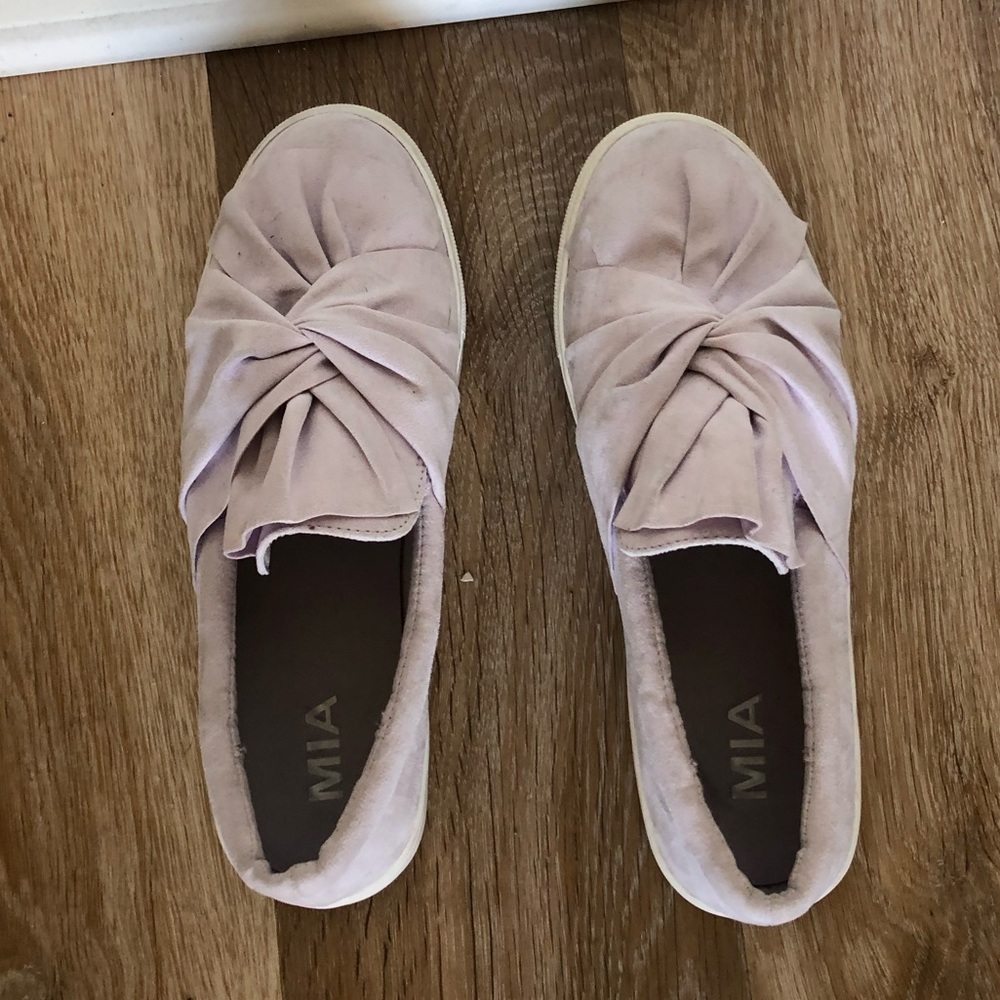 Lavender sneakers